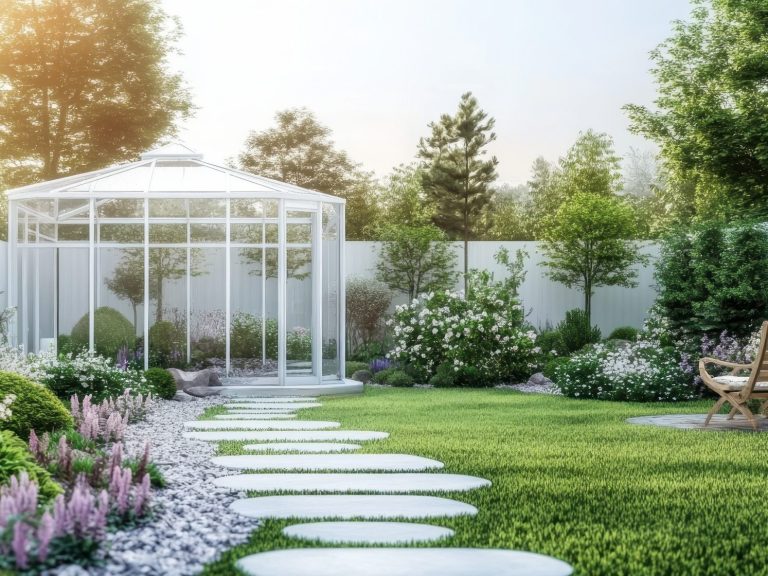 Sehr schöne Garten. Da staunen alle von tollem Ansicht.