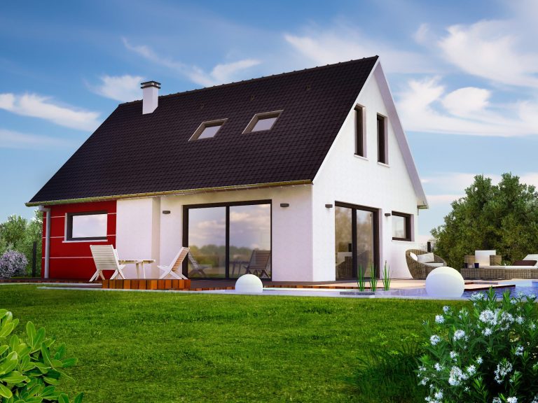 Perfektes Haus im idealen Zustand Sehr schön gepflegte sauberes Haus mit hübschem Garten im Glanz